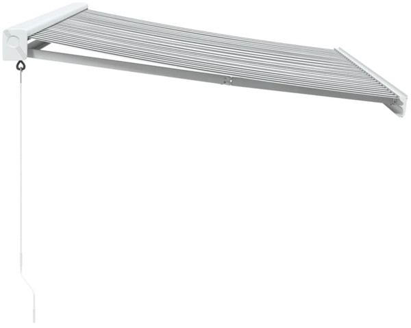 vidaXL Markise Einziehbar Anthrazit & Weiß 3,5x2,5 m Stoff & Aluminium 3216124 Bild 3
