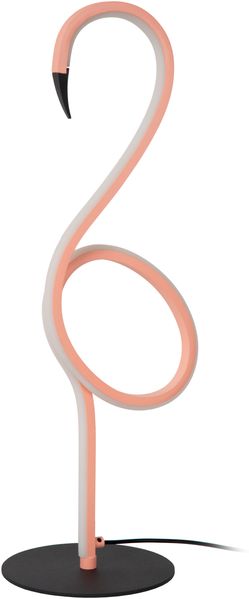 LUCiDE Tischleuchte FLAMINGO LBH 18.10x15x49.50 cm rosa Tischlampe Klemmleuchte Schreibtischleuchte Schreibtischlampe