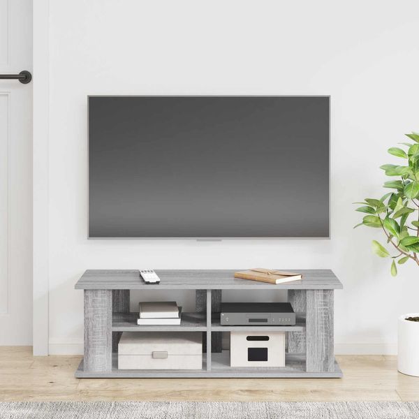 vidaXL TV-Ständer Graues Sonoma 96 x 35 x 33,5 cm 8000401
