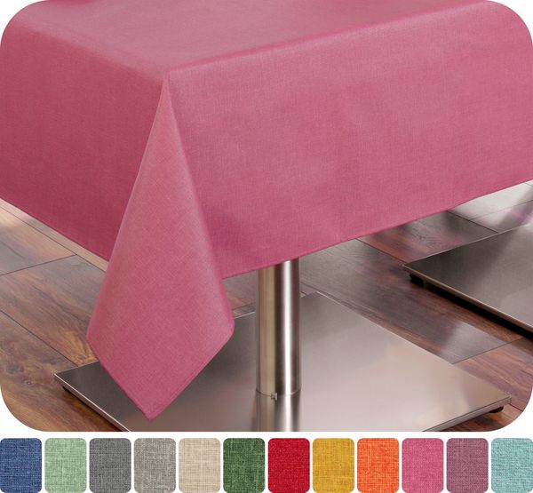 Beautex Tischdecke Leinenoptik wasserabweisend, fleckabweisend und pflegeleicht (1-tlg)