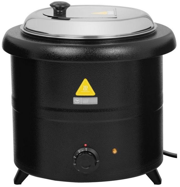 Royal Catering Suppentopf elektrisch Suppenkessel 13L 600W Suppenwärmer, Edelstahl, Stahl