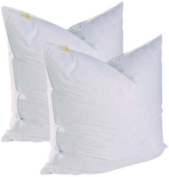 GMD Living Federkissen MADRID, 2 Kissen, guter Feuchtigkeits- und Temperaturausgleich, 2er Set Federkissen, verschiedene Größen, verschiedene Füllgewichte Bild 1