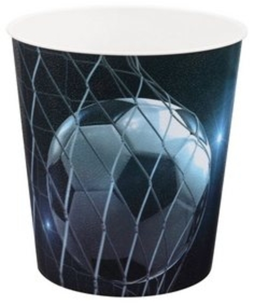 Idena Mülleimer Idena 10488 - Papierkorb Kinder, Fußball Motiv, 9 Liter Fassungsvermög Bild 6