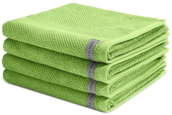 Ross Selection 4 tlg. Frottier-Set - 4 X Handtuch (50 X 100cm) - 540 g/m2 - Kiwi