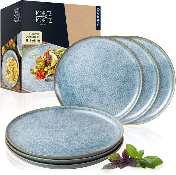 Moritz & Moritz TERRA 6tlg Dinnerteller Blau