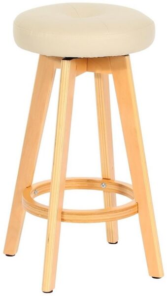 MCW Barhocker Boras, Um 360° drehbar, Filzuntersetzer unter den Beinen, Gute Polsterung