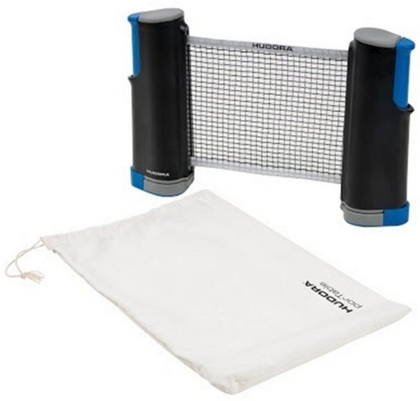 Hudora 'porTable' Tischtennisnetz mit Transportbeutel, Kunststoff schwarz,