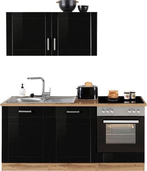 KOCHSTATION Küchenzeile KS-Tinnum, ohne E-Geräte, Breite 180 cm