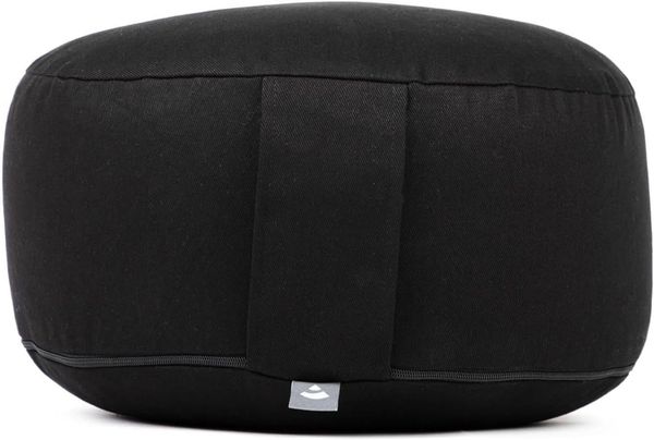 bodhi Meditationskissen Meditationskissen RONDO ECO, Füllung: Dinkel schwarz