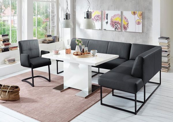 exxpo - sofa fashion Eckbank Affogato, bequem und elegant, hochwertige Detailverarbeitung, Frei im Raum stellbar