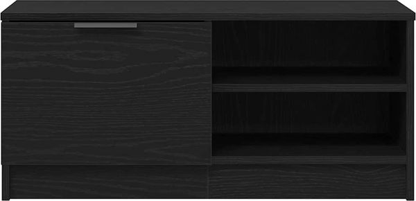 vidaXL TV-Schränk Schwarz Eichen-Optik 80 x 35 x 36,5 cm Holzwerkstoff 862745 Bild 5