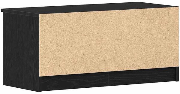 vidaXL TV-Schränk Schwarz Eichen-Optik 80 x 35 x 36,5 cm Holzwerkstoff 862745 Bild 4