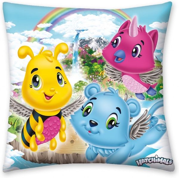Hatchimals Dekokissen Kuschelkissen (1 Stk.) 40 x 40 cm aus Polyester