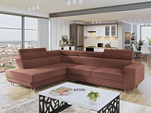 Ecksofa Fonti, Seite: Links, Farbe: Manila 29