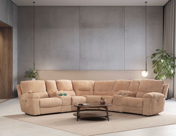 Ecksofa "Malva"-Beige