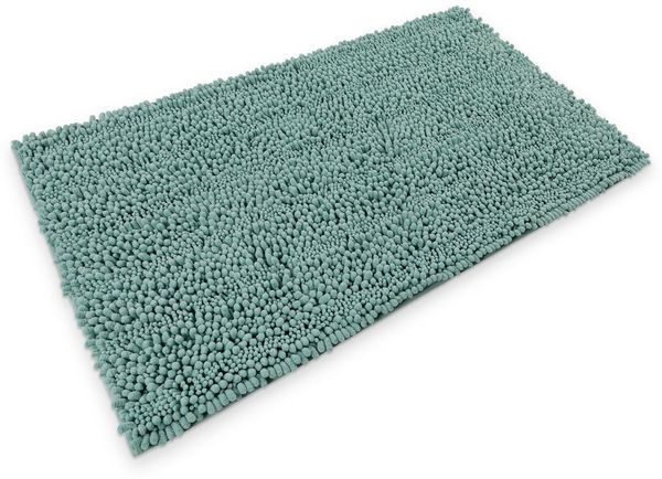 OTTO home Badematte Torrni, Höhe 22 mm, rutschhemmend beschichtet, schnell trocknend, fußbodenheizungsgeeignet, Polyester, rechteckig, Badteppich, getuftet, modern, Uni, antirutsch, flauschig, hochflor