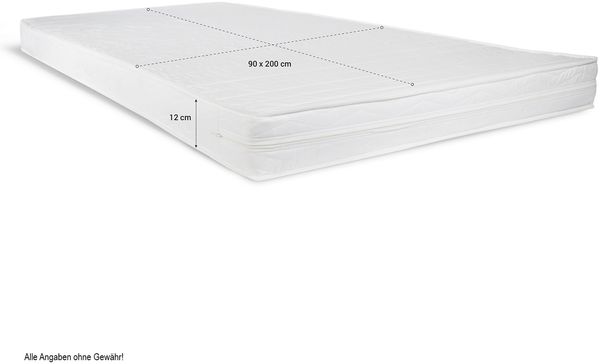 Homestyle4u Hochbett mit Rutsche, Matratze, Lattenrost, Kiefernholz, 90x200 cm, grau Bild 10