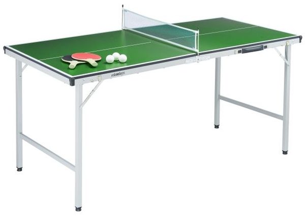 Relaxdays Klappbare Tischtennisplatte mit Zubehör