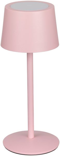 Novel 'NALEDI' Akkuleuchte, Metall rosa, H 22 cm, dimmbar mit Touchdimmer