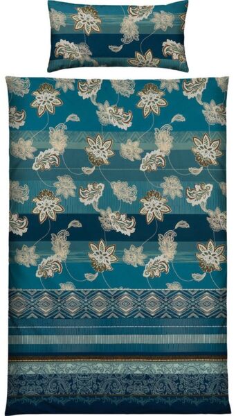 Erwin Müller Bettwäsche Bettwäsche, Mako-Satin, Blumen