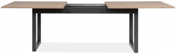 Finori Denver 80C Auszugstisch, Dekor Artisan Oak / anthrazit | Auszugstisch für Esszimmer | Maß: B x H x T ca. 200-2400 x 75 x 80 cm | Zeitlos & Praktischer Auszugstisch - ausziehbar von 200 cm auf 240 cm (1 Einlegeplatte á 40 cm) Bild 6