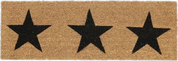 Kokos Fußmatte Sterne schmal 10043442