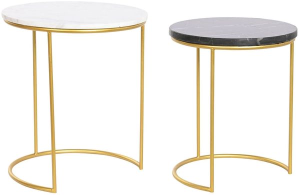 DKD Home Decor Set mit 2 Tischen, Standard