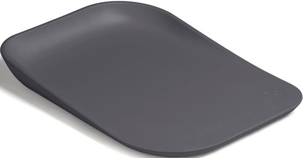 Hauck Wickelauflage Change N Clean, Keil Wickeltischunterlage 50x70 cm, Wickelmatte Schadstofffrei, Abwaschbar, Hygienisch, Wickelmulde bis 25 kg, Pflegeleicht (Anthracite)