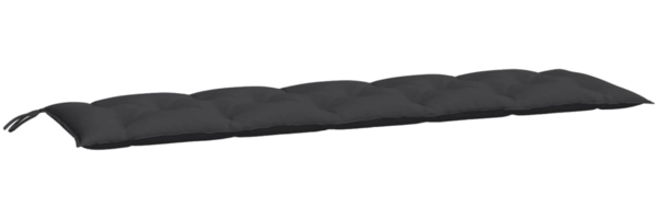 vidaXL Gartenbank-Auflage Schwarz 180x50x7 cm Oxford-Gewebe 361628