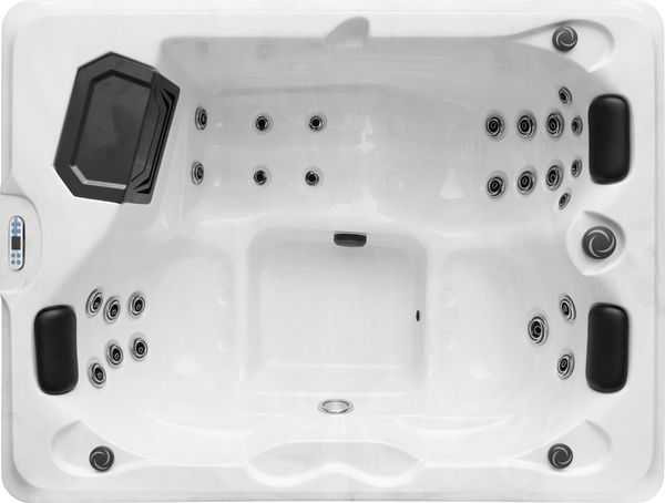 OUTDOORPOOL DIABLO +AD+ST sterling silver 210x160x80 cm