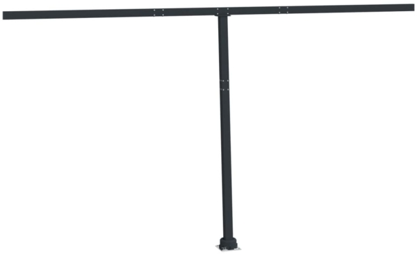 vidaXL Stützen für Markisen Anthrazit 450x245 cm Eisen 315097