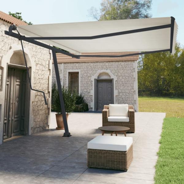 vidaXL Stützen für Markisen Anthrazit 450x245 cm Eisen 315097