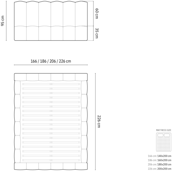 Micadoni Stauraumbett mit Kopfteil Lupine Samt Paris Sand 160x200 Bild 6