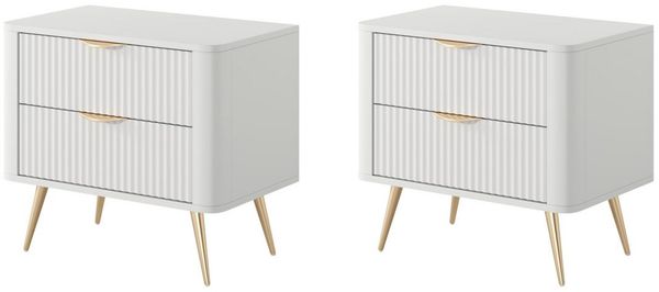 MOEBLO Nachttisch Pholx G (2-St), (BxHxT):63x55x38 cm