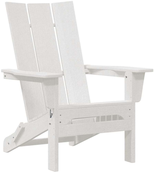 vidaXL Klappbarer Adirondack-Stuhl Weiß 80,5 x 74,5 x 92 cm HDPE 42006617