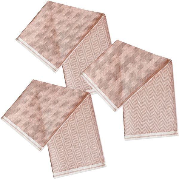 framsohn frottier Geschirrtuch Modern Living Fischgrät, (Set, 3-tlg), dichte Feinwebung, in Österreich hergestellt, 50x70 cm