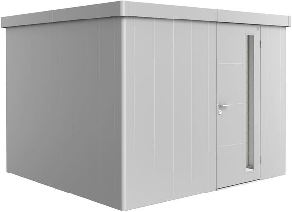 Biohort Gerätehaus Neo, 3C: 292 x 292 x 222 (b x t x h) cm, silber-metallic