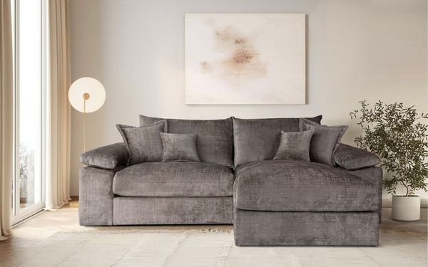 Home affaire Ecksofa Soft&Cosy XL L-Form, B: 246 cm - OTTO. Verlässliche Qualität, Mega-Sofa, Cord oder Chenille-Struktur, mit Federkern & 4 Zierkissen