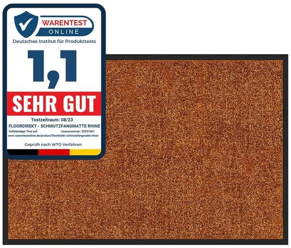 Karat Fußmatte Schmutzfangmatte Maly, verschiedene Größen & Farben, rechteckig, Höhe: 6 mm