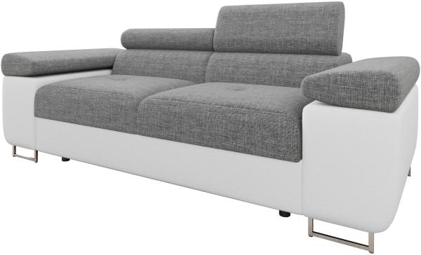 Sofa Torezio II mit Einstellbare Kopfstützen (Soft 017 + Lux 05)