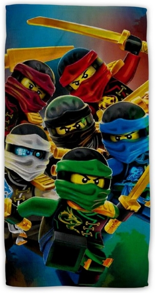 LEGO® Badetücher LEGO Ninjago Golden Weapons Badetuch 70x140cm, 100% Polyester (1-St)
