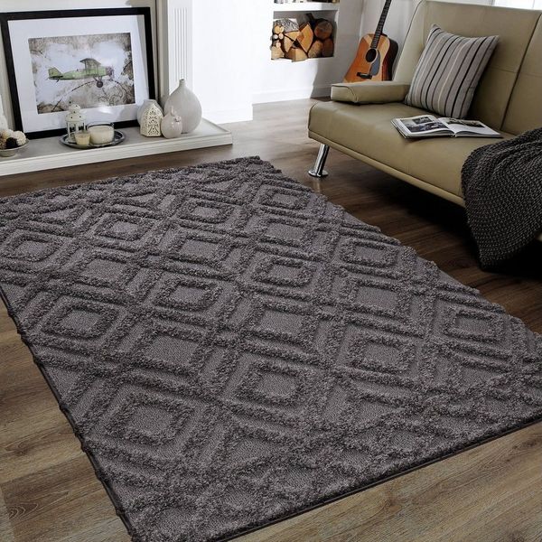Sanat Hochflor-Teppich Luxus 3506, rechteckig, Höhe: 30 mm, robuster Langflor, weich, Wohnzimmer, Schlafzimmer