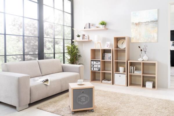 Faltbox Box Stoffbox- Delta - Größe: 32 x 32 cm / 3er Set - Grün Bild 4