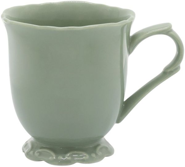 Chic Antique - Tasse Kaffeetasse Becher 0,3l Provence Porzellan Grün 63008321