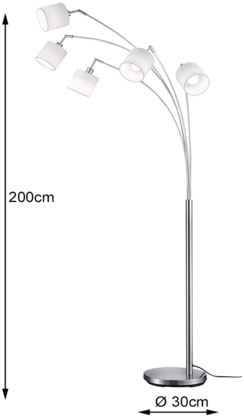 5-Finger Bogenleuchte TOMMY Bild 4