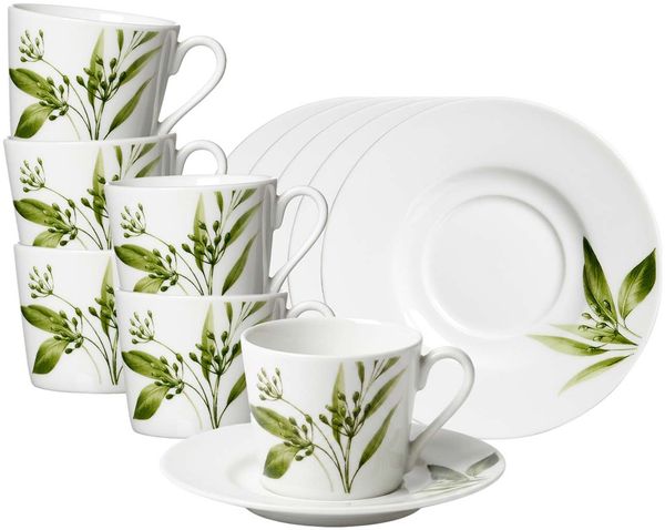 Ritzenhoff & Breker Evora Espressotasse mit Untertasse 100 ml 6er Set