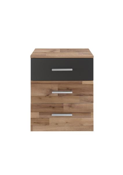 Nachtkommode >Isobel< in Montana Oak - 46x56x41cm (BxHxT)