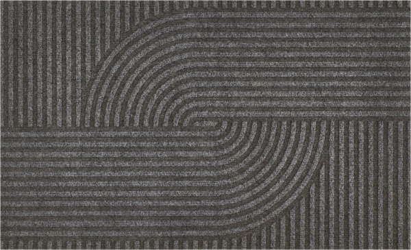 Andiamo Fußmatte Yukon, rechteckig, Höhe: 6 mm, Schmutzfangmatte, modernes Design, robust, waschbar, rutschhemmend