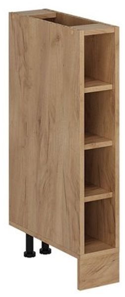 Küchenregal R-Line Goldkraft Eiche 15 cm ohne Arbeitsplatte Vicco Bild 4