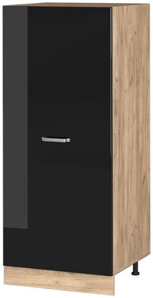 Vorratsschrank R-Line Schwarz Hochglanz 60 cm Vicco